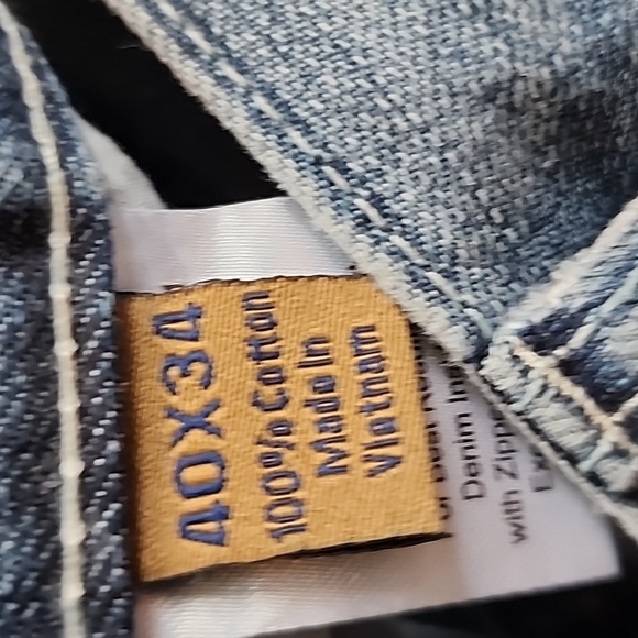 Blue Pronto Uomo Jeans Men size 40x34 - Picture 3 of 4